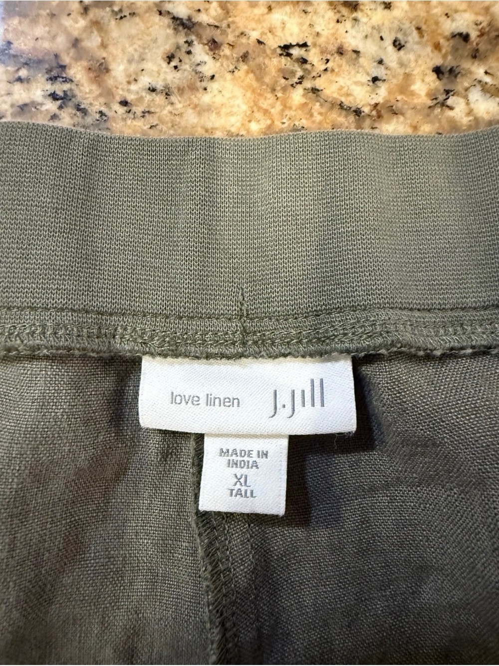 J. Jill Olive Straight Leg Pull-On Trousers - Picture 3 of 7